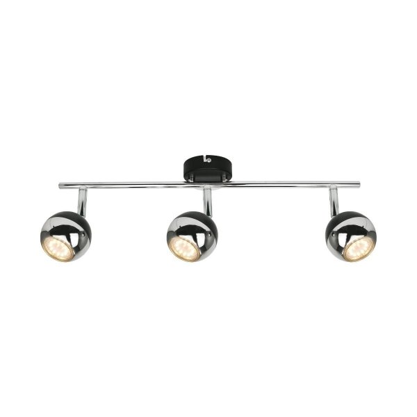 ZUMA LINE GU16016-3TU-BK GASTER LAMPA SUFITOWA KULE CZARNE CHROM