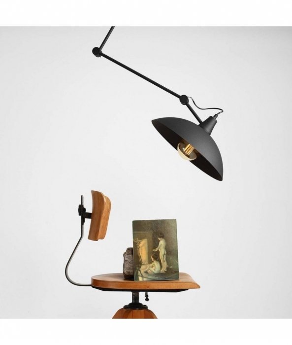 ALDEX MELOS BLACK 808PL_G1 LAMPA SUFITOWA INDUSTRIALNA CZARNA METALOWA NA WYSIĘGNIKU ALDEX MELOS BLACK 808PL_G1 LAMPA SUFITOWA INDUSTRIALNA CZARNA METALOWA NA WYSIĘGNIKU 