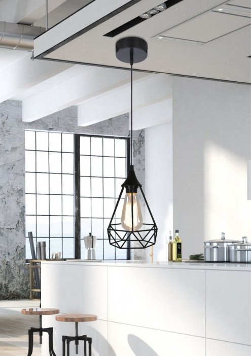ARANŻACJA-GRAF-LAMPA-WISZĄCA-DRUCIANA-1X60W E27 CZARNA-WWW.WSZYSTKIELAMPY.PL-31-62888