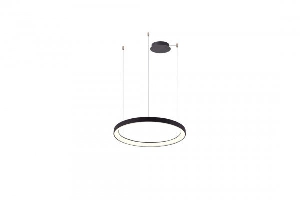 AZZARDO AZ5019 AGNES PENDANT 58 DIMM CCT SWITCH  LAMPA WISZĄCA KOŁA RINGI CZARNA ŚCIEMNIALNA ZMIANA BARWY ŚWIATŁA