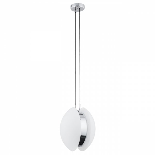 LAMPA WISZĄCA SZKLANA CHROM DEKORACYJNA NAD STÓŁ DO SALONU KUCHNI JADALNI BUFFALO 4678