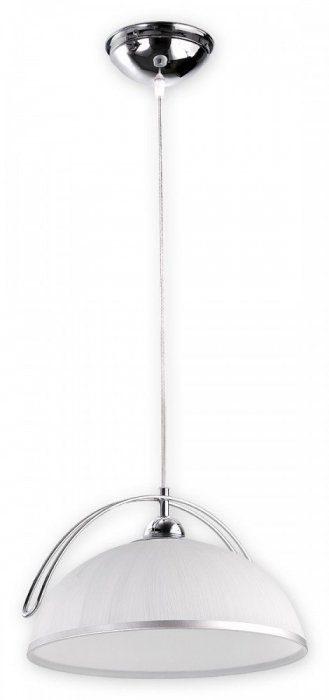 LAMPA WISZĄCA KLASYCZNA SZKLANA CHROM LEMIR FLEX O1487_CH