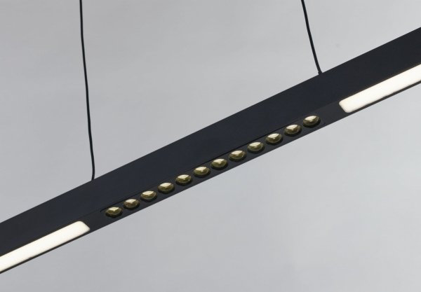 REALITY CASSIE 342101-30 LAMPA LED CZARNA NOWOCZESNA DO SALONU JADALNI  SYPIALNI