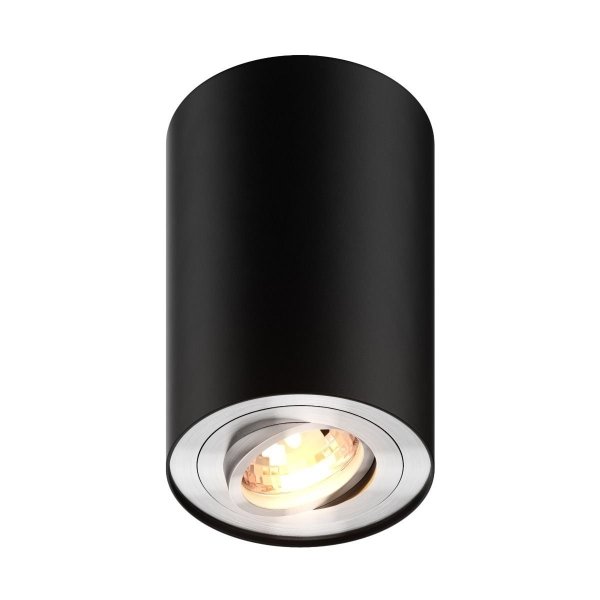 ZUMA LINE 89201 RONDOO PLAFON TUBA SPOT CZARNY ALUMINIUM