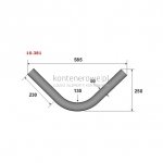 10.381 Lifting bar/hook d=50 R=130 L=585