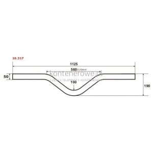 10.317 Hak kontenera d=50 R=100 L=1125