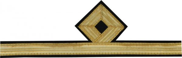 dystynkcja na rękaw 1 pasek i romb