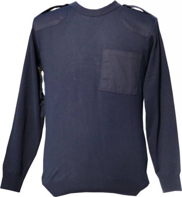 sweter mundurowy cienki półgolf