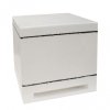 Mini 6-frame nucleus hive with feeder, with frames, not painted