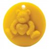 Silicone mould - teddy bear with a heart - hanger