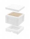 Mini plus beehive with hygienic bottom - polystyrene