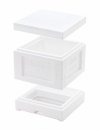 Mini plus beehive with hygienic bottom - polystyrene