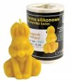 Forma silikonowa - Zajączek siedzący – wys. 8 cm