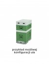 Ul 6-ramkowy do wychowu pakietów -Wielkopolski -malowany z wręgą - zielony (seledynowy)