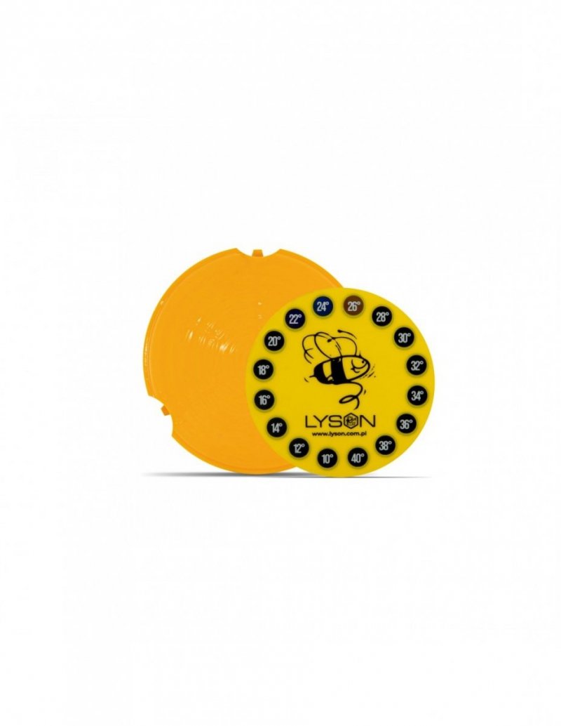 Liquid crystal beehive thermometer