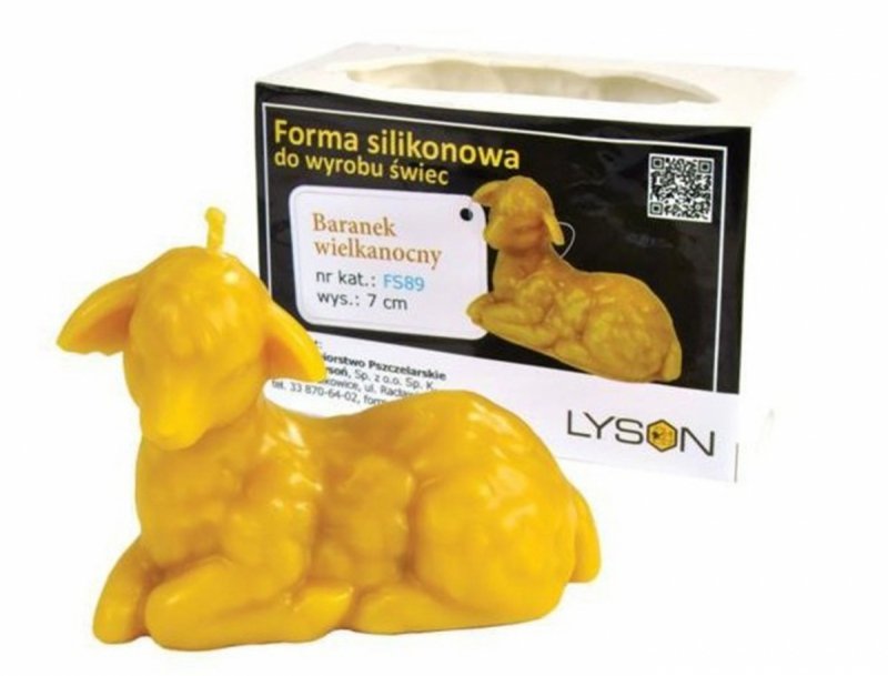 Silicone mould -Easter lamb - height 7 cm