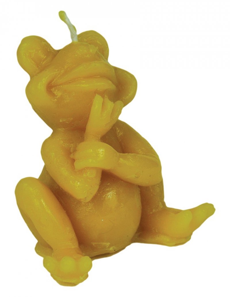 Silicone mould - thinking frog - 4.5 cm high