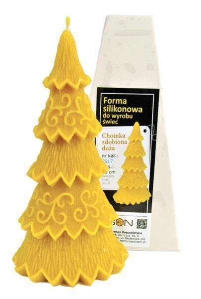 Forma silikonowa Choinka zdobiona duża – wys. 20cm