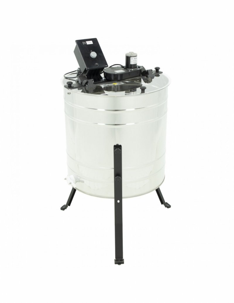 4-frame diagonal electric honey extractor 230V, diameter 600mm, universal basket - BASIC LINE
