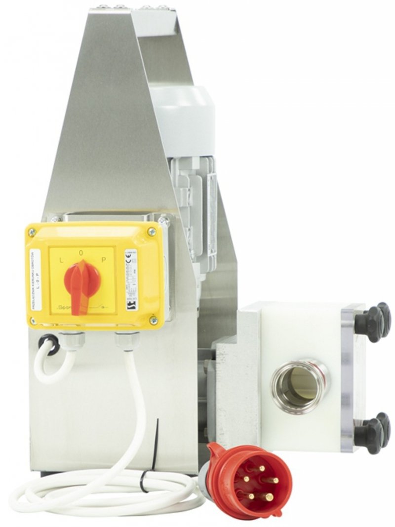 Suction-and-force device for honey creaming and pumping 0.55 KW, 400V, with gear module - compact version