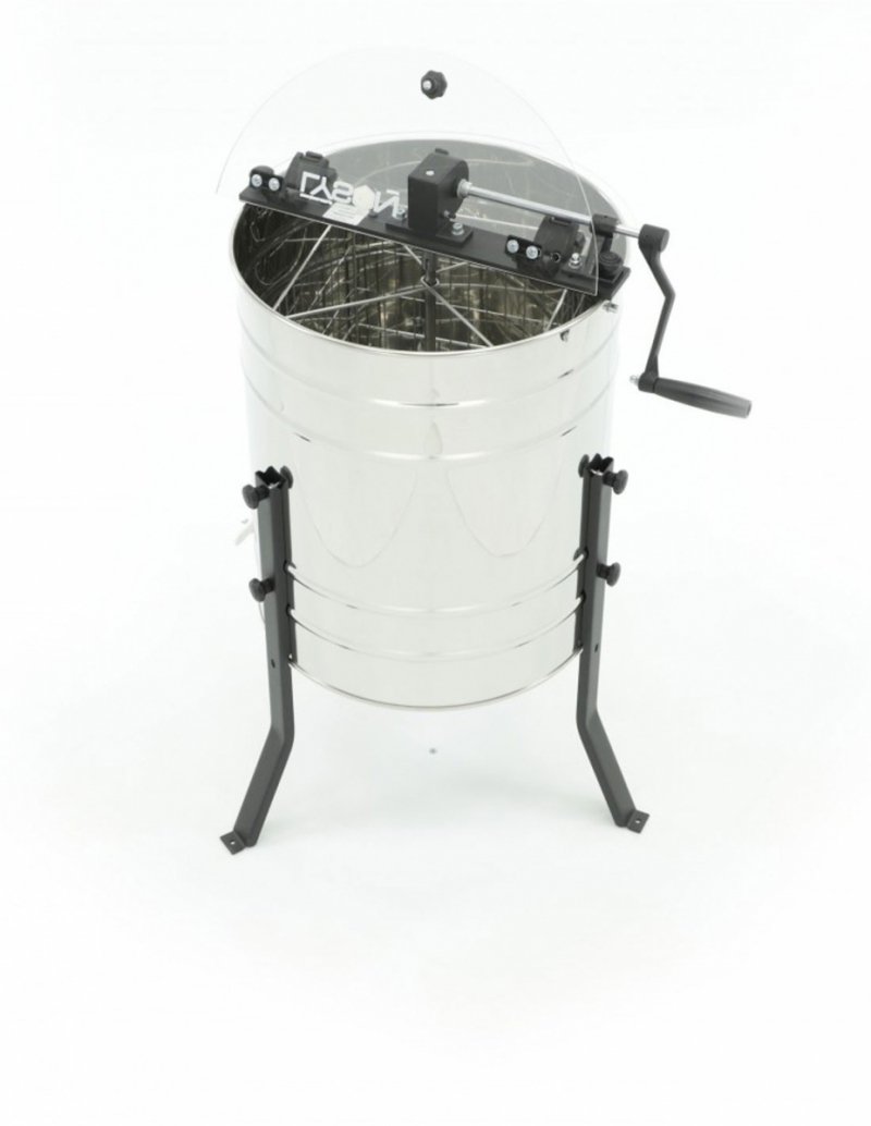 4-frame diagonal manual honey extractor, Ø500, Wielkopolska, Langstroth - BASIC LINE