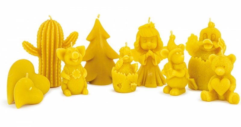 Silicone mould -  candle with a snowflake - height 10cm