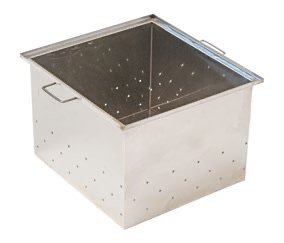 Kosz perforowany do stołu AVV-100 typ Warszawski (stal nierdzewna)