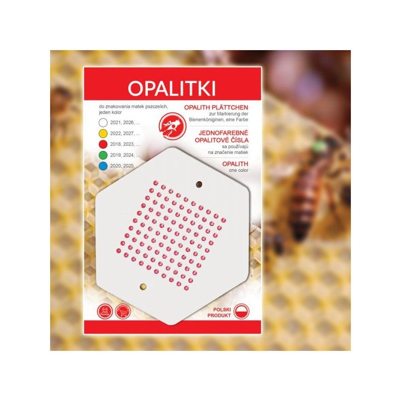 Opalitki polskie - czerwona