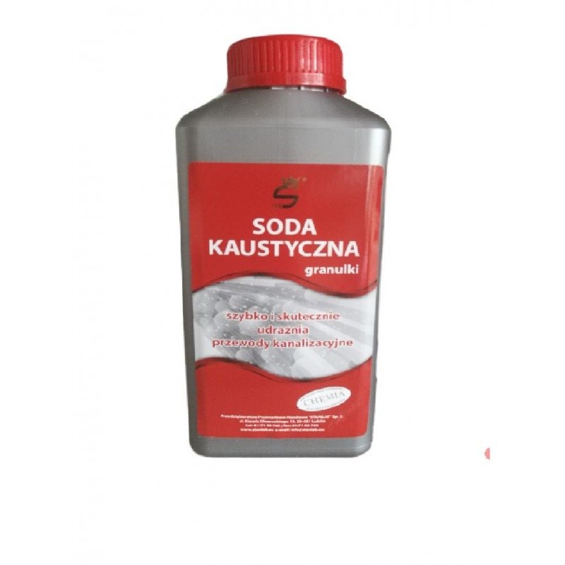 Soda kaustyczna, wodorotlenek sodu, granulki - 1kg