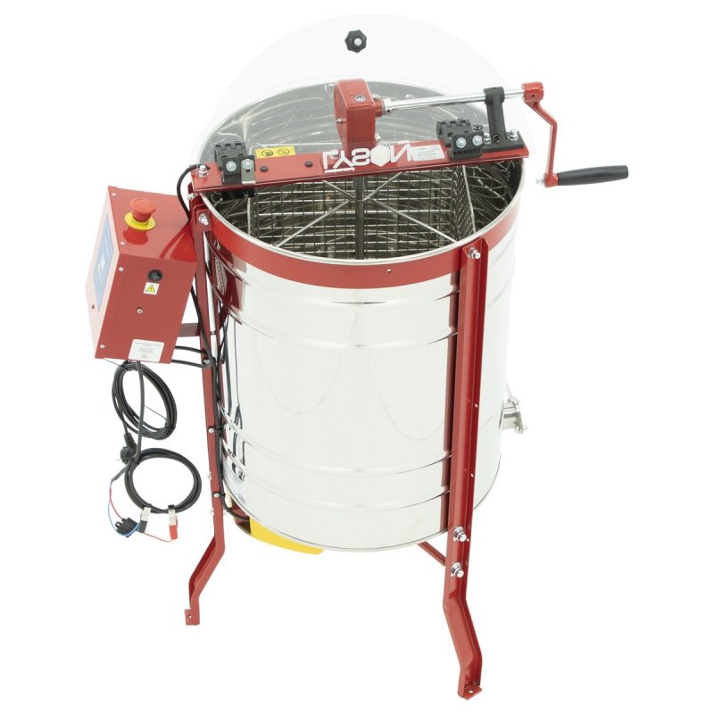 Miodarka diagonalna 4-ramkowa, WL, LN, Ø500mm, ręczno-elekt. 12V/230V - CLASSIC