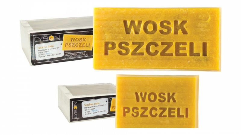 Forma silikonowa – Wosk pszczeli – sztabka 0,2kg