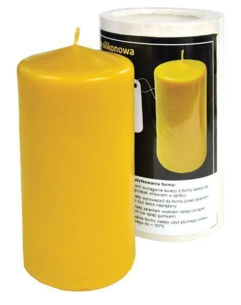 Forma silikonowa Słupek gładki o80 – wys. 13,5cm