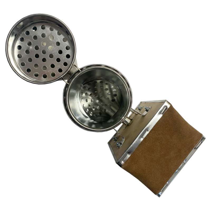Small smoker (galvanized/leather bellows)