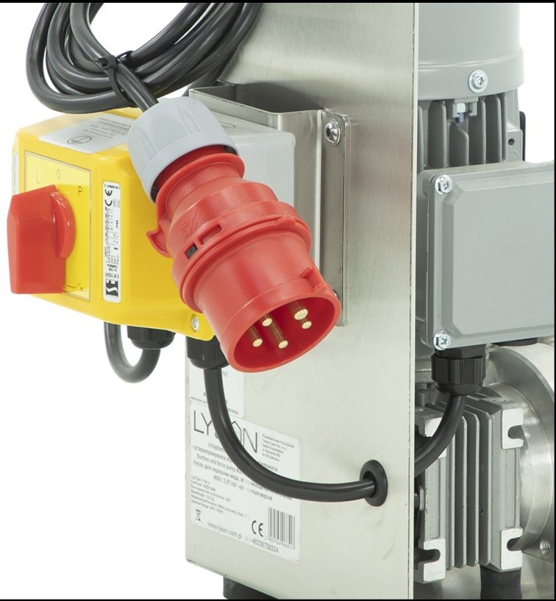 Pompa do miodu 400V / 0,37kW, z modułem wirnikowym, wersja kompaktowa 