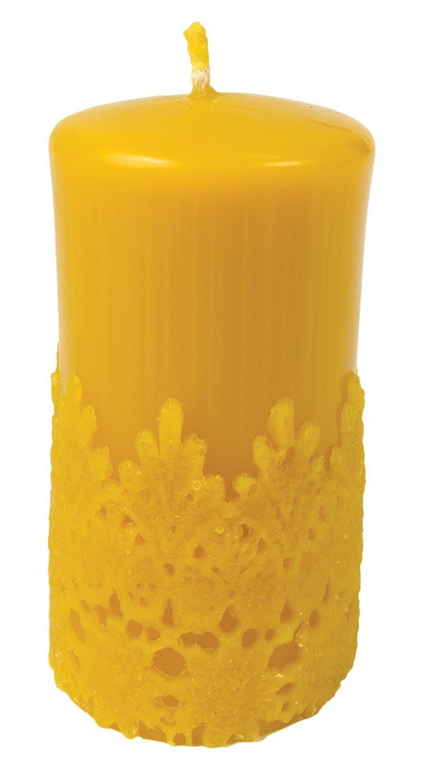 Forma silikonowa - Walec z koronką duży – wys. 12 cm