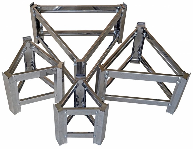 Stojak nierdzewny pod odstojnik o pojemności 100L