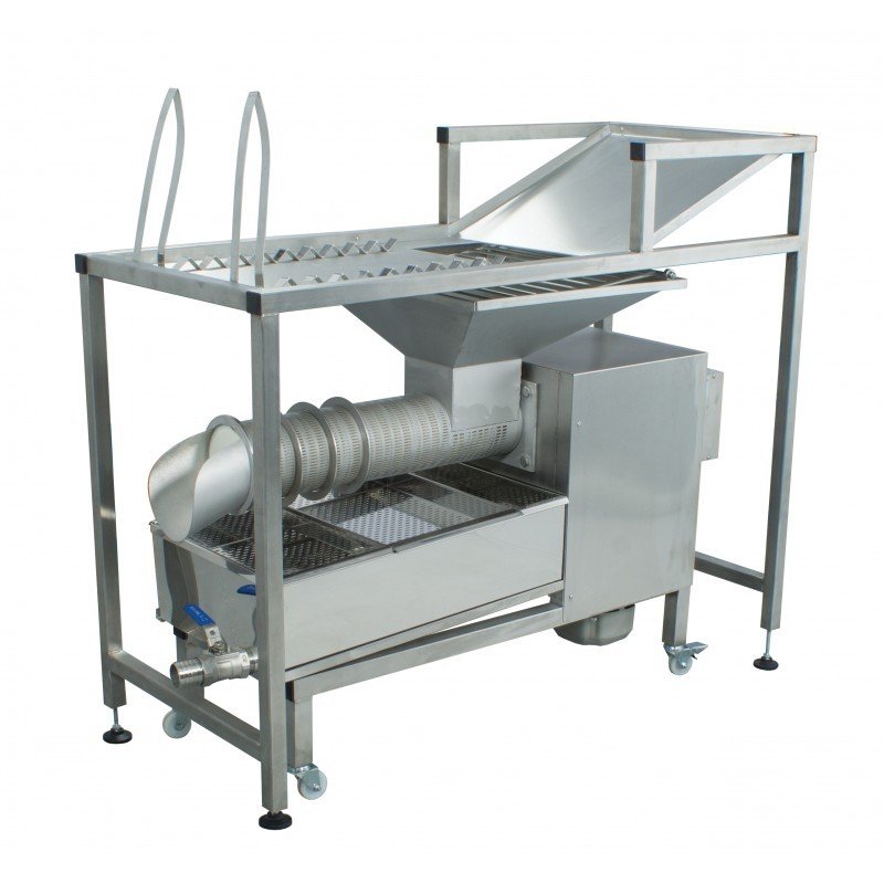 Stół do odsklepiania z wytłaczarką do odsklepin 50 kg/h 