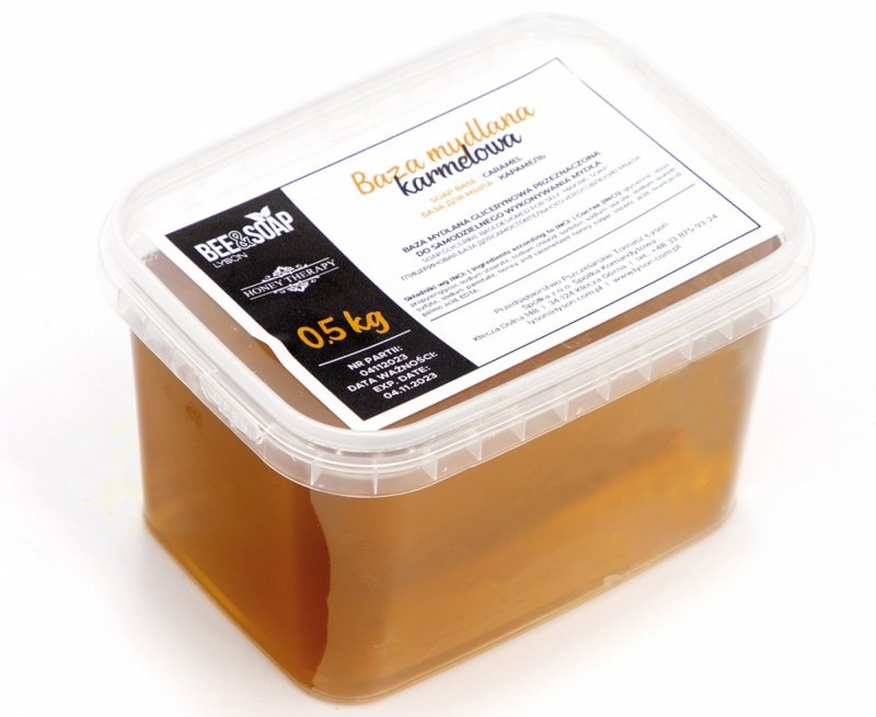 Baza glicerynowa karmelowa 0,5 kg (brutto 0,525 kg)