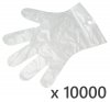 10000 szt. zrywki - foliowe rękawiczki jednorazowe zrywane HDPE