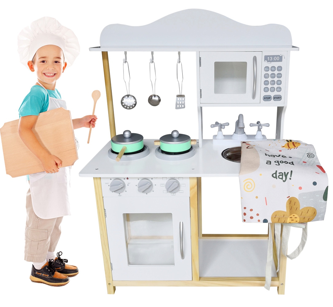 WOODEN MINI-MAXI kitchen for children + ACCESSORIES