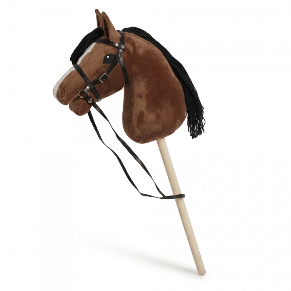 Hobby Horse – koń na kiju dla dzieci 68 cm, brązowy