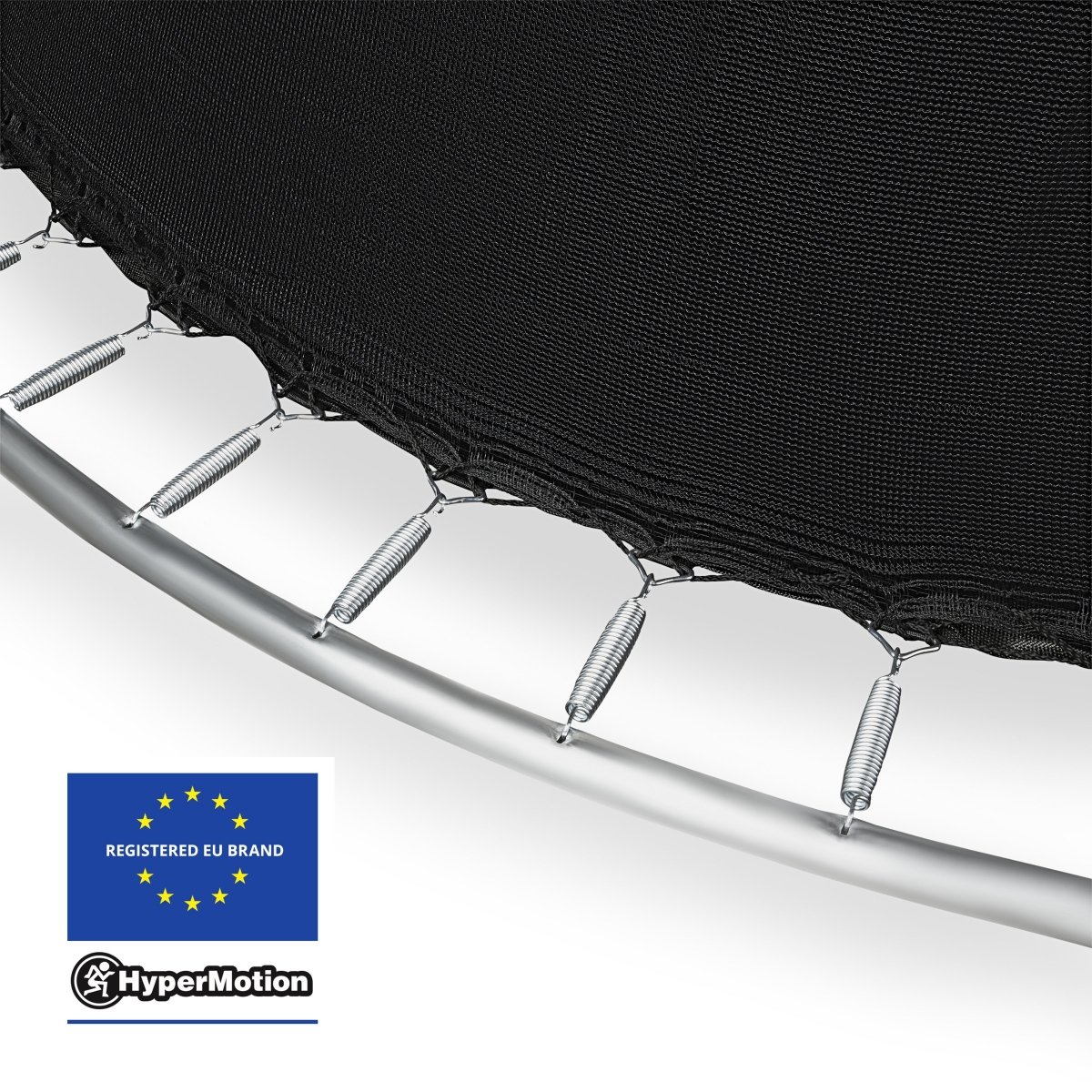 Trampolina ogrodowa XL dla dzieci HyperMotion - 305 cm 10FT - z drabinką i siatką wewnętrzną - do domu i ogrodu