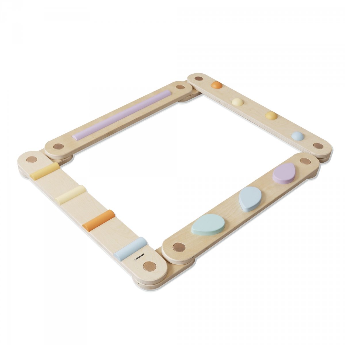 Duża drewniana ścieżka sensoryczna - tor balansowy - 9 elementów