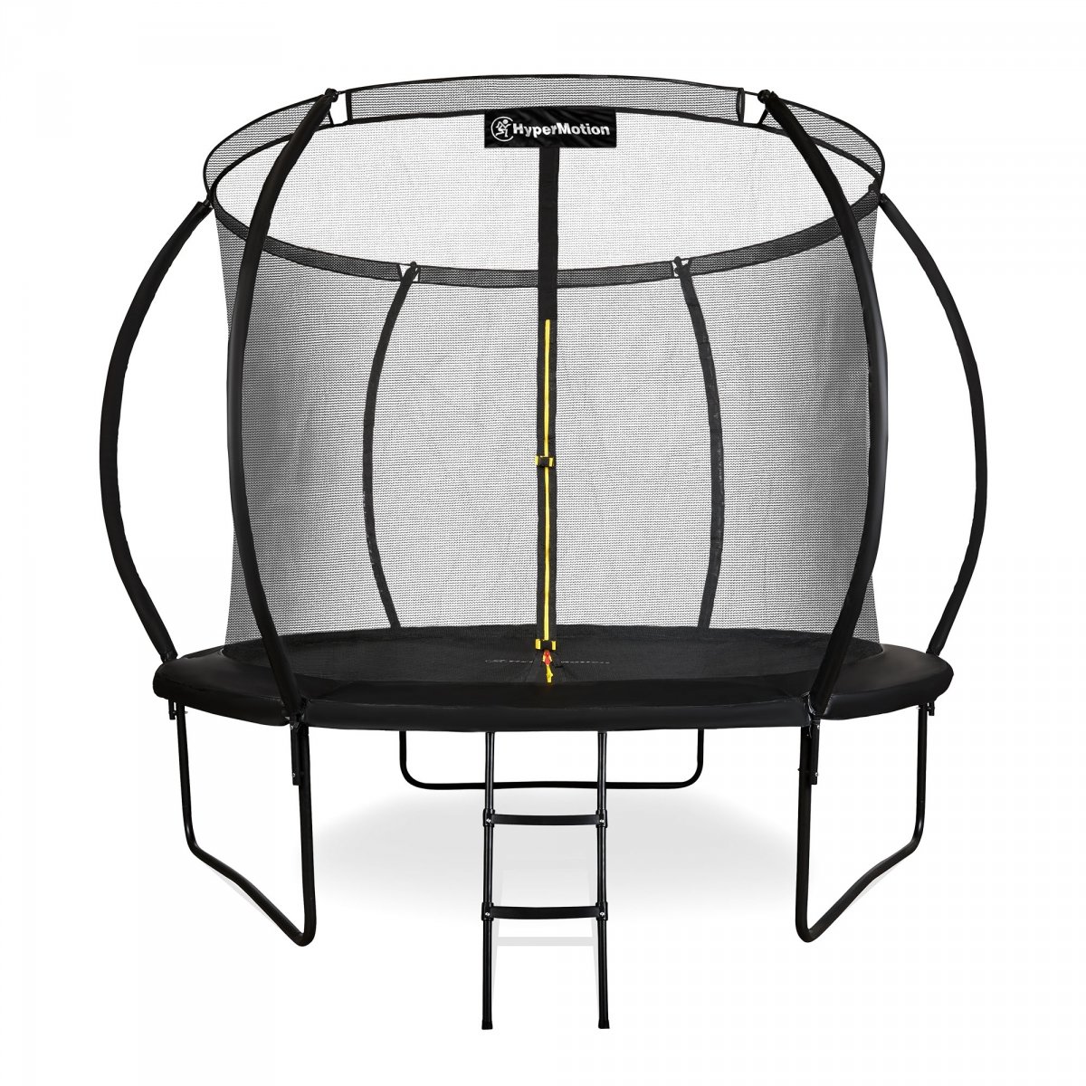 Trampolina ogrodowa XL dla dzieci HyperMotion - 305 cm 10FT - z drabinką i siatką wewnętrzną - do domu i ogrodu