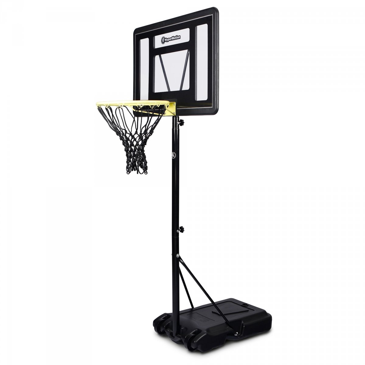  Wolnostojący kosz do koszykówki dla dzieci z regulacją wysokości 165–215 cm, tablica 82 × 58 cm - HyperMotion