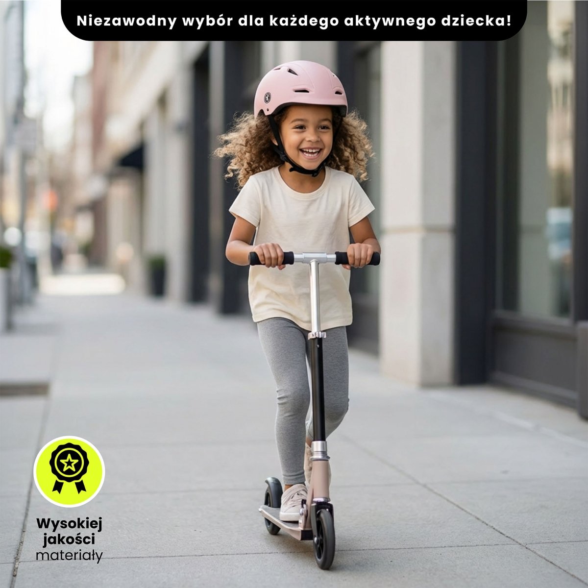 Kask dziecięcy i młodzieżowy na rower, hulajnogę HyperMotion rozmiar M (48-58 cm), kolor różowy