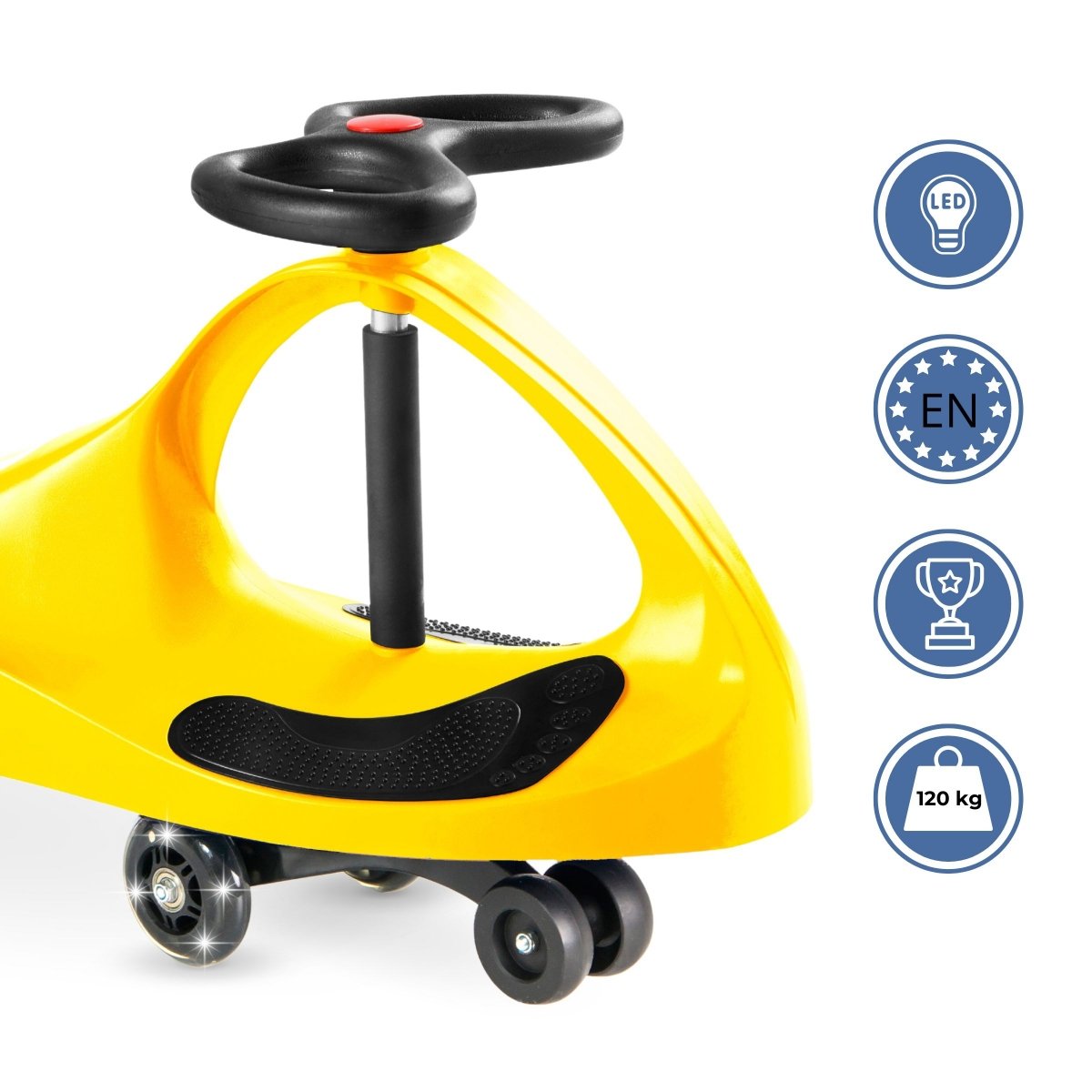 Pojazd dziecięcy TwistCar® - jeździk dla dzieci + świecące kółka