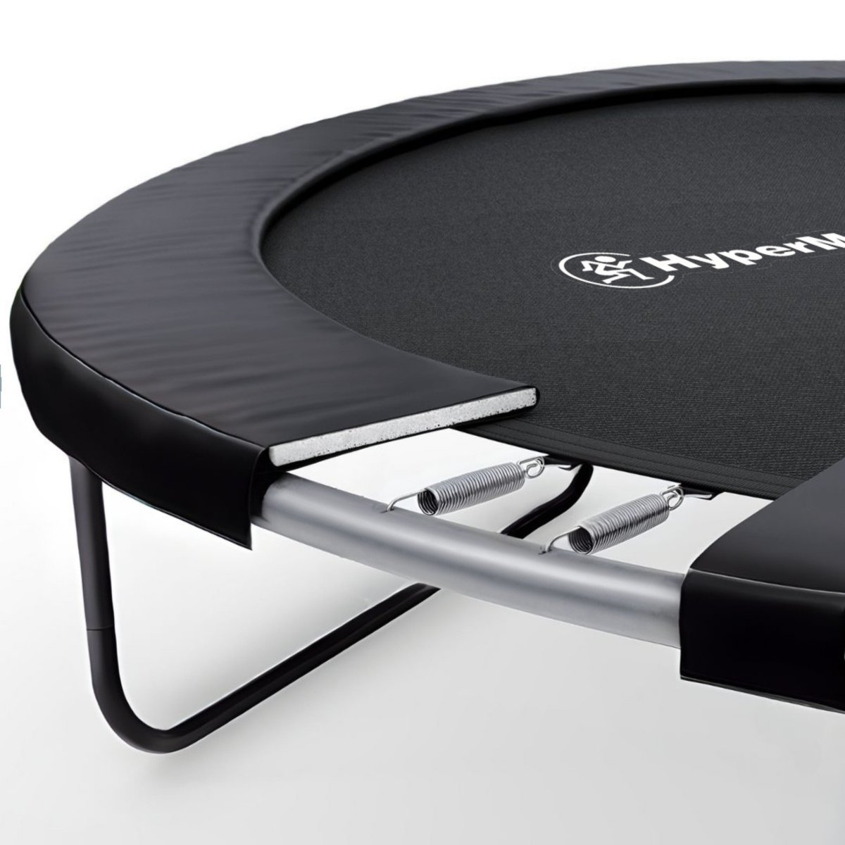 Trampolina ogrodowa XL dla dzieci HyperMotion - 305 cm 10FT - z drabinką i siatką wewnętrzną - do domu i ogrodu