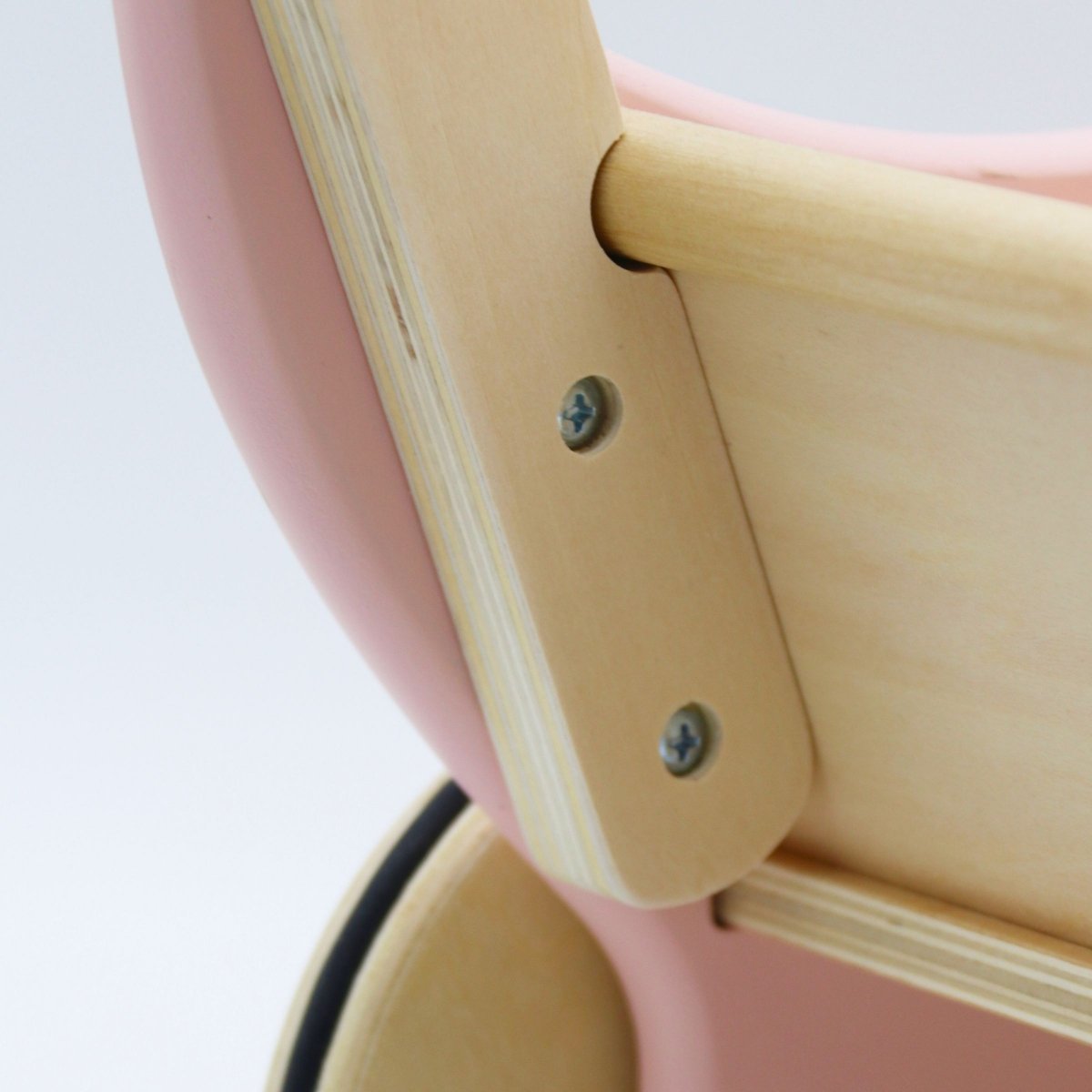 Drewniany wózek dla lalek pchacz różowy