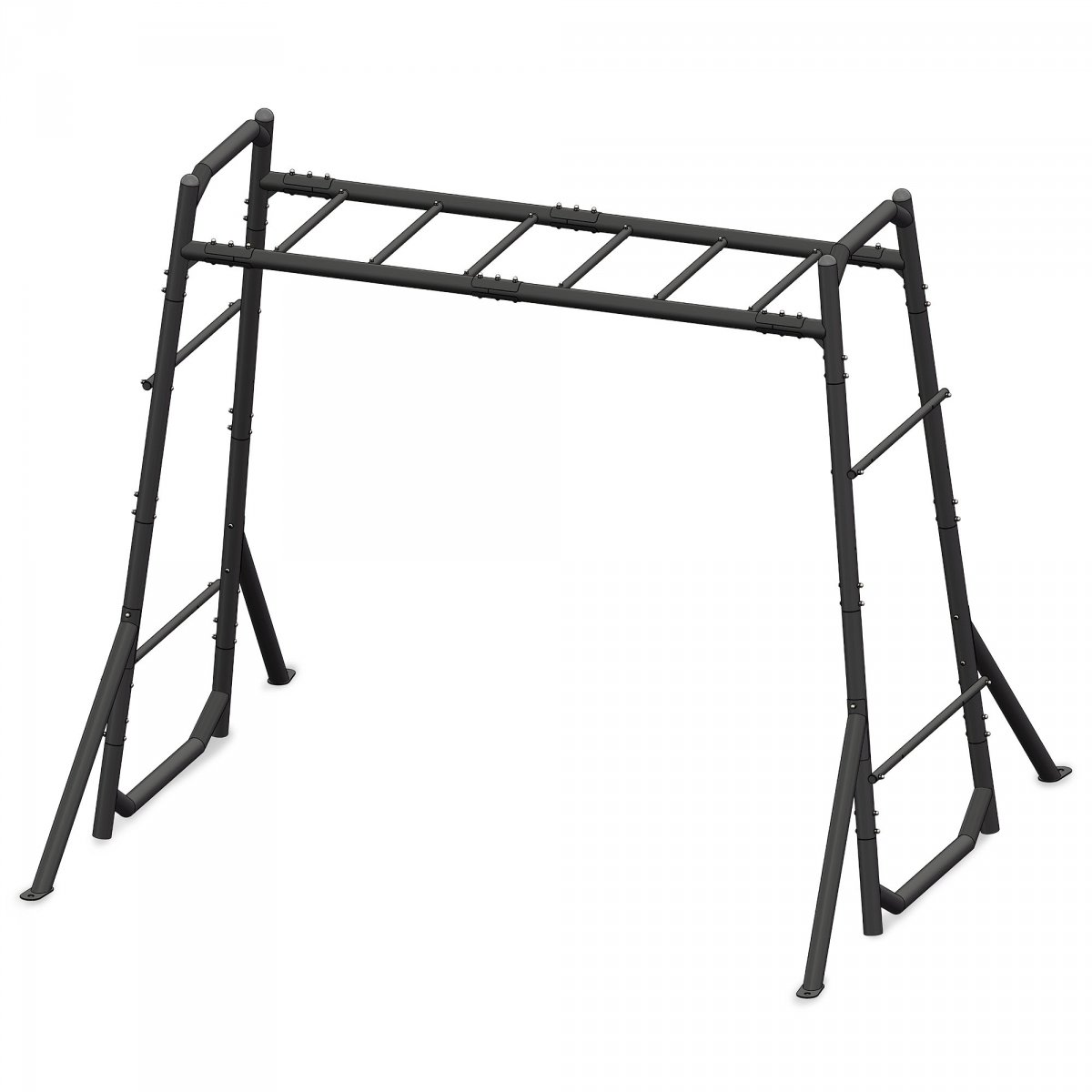 Ogrodowa drabinka gimnastyczna, metalowa